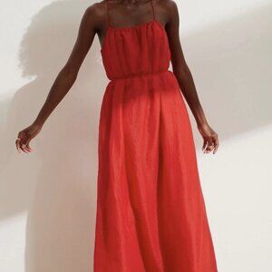 Banana Republic Ramie Gathered Maxi - Size XS